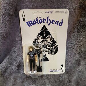Lemy Motorhead Ace of Spades Super 7 Reaction Action Figure Card Damage